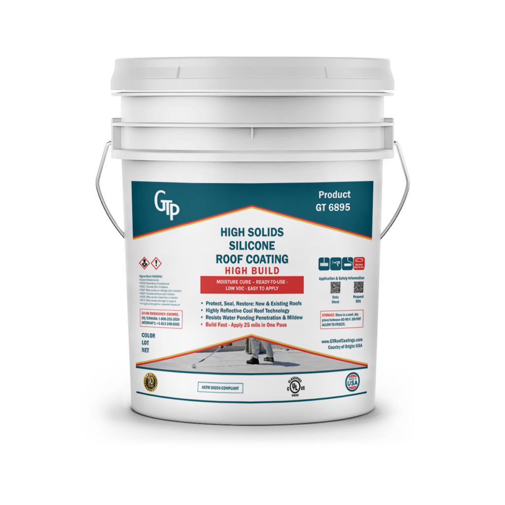 GT 6895 High Solids Silicone Roof Coating - High Build